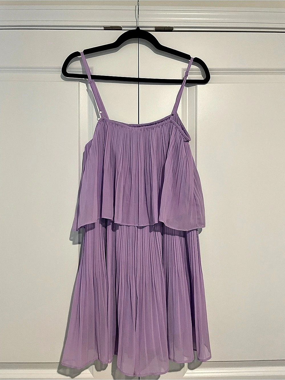 Pleated Purple Romper Like New